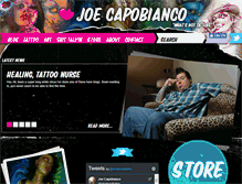 Tablet Screenshot of joecapobianco.com
